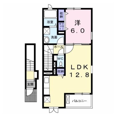 プレシア II 203の間取り図