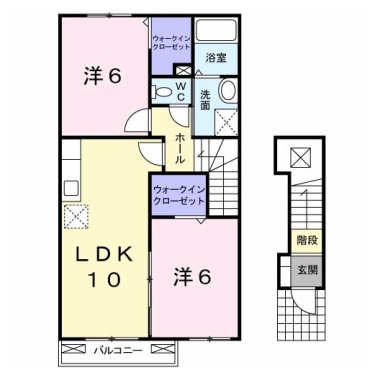 サニーブライト B 201の間取り図