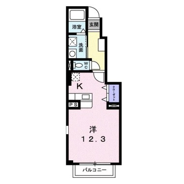 アンビエンテ 103の間取り図