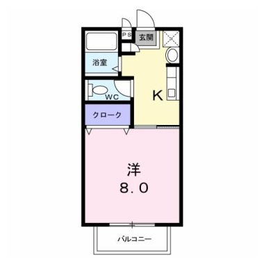 エクセレントルーチェ 102の間取り図