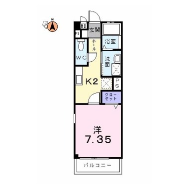 L’accord 105の間取り図