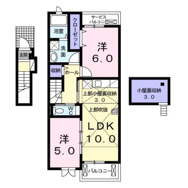 ストロベリーガーデンA 202の間取り図