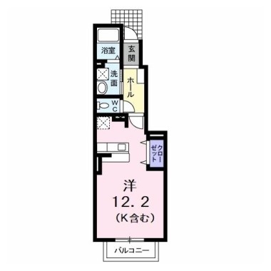 サンハウスIII 101の間取り図