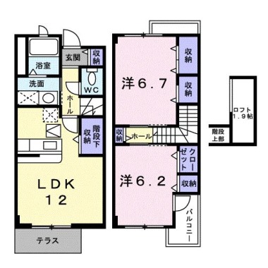 グレースコート C 102の間取り図