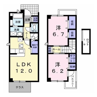 グレースコート C 105の間取り図