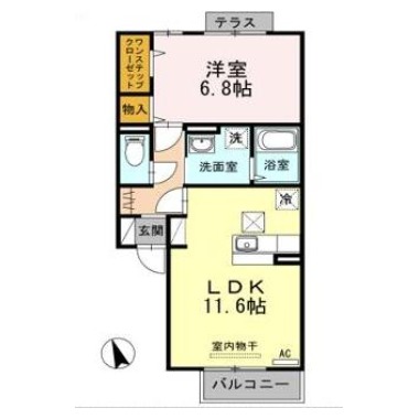 Ms’弐番館 105の間取り図