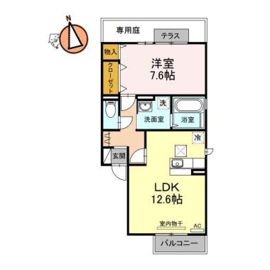 Ms’弐番館 110の間取り図