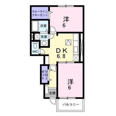 ルーチェ 103の間取り図