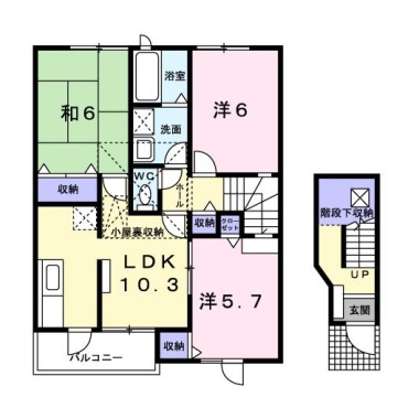 シルエット プリンセスC 202の間取り図