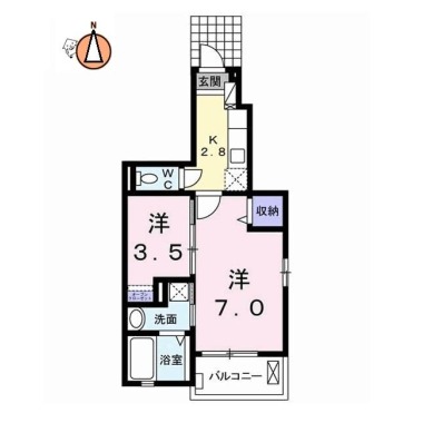 ラ・シエル 101の間取り図