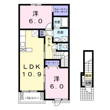 シエル・エトワレ I 202の間取り図