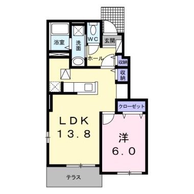 シエル・エトワレ  III 106の間取り図