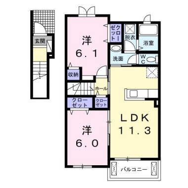 シエル・エトワレ  III 202の間取り図