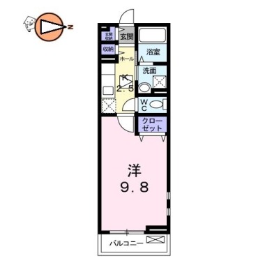 フィオーレII 101の間取り図