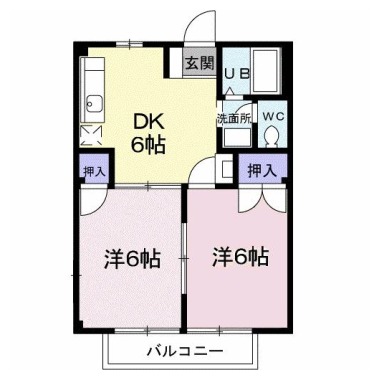 ラフォーレ 202の間取り図
