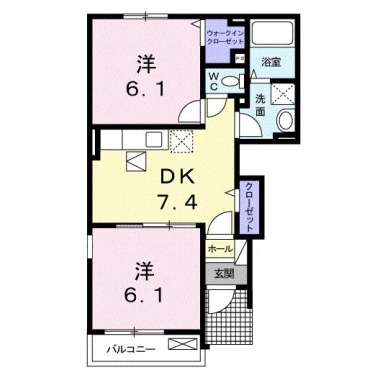 トォリ セッテ 101の間取り図