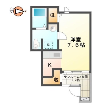 メゾン・アンジュ 103の間取り図