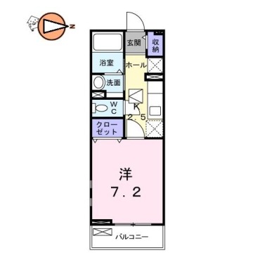 ブライトガーデン 205の間取り図