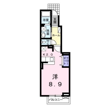 ジョイハウス 103の間取り図