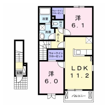 エピナール C 205の間取り図