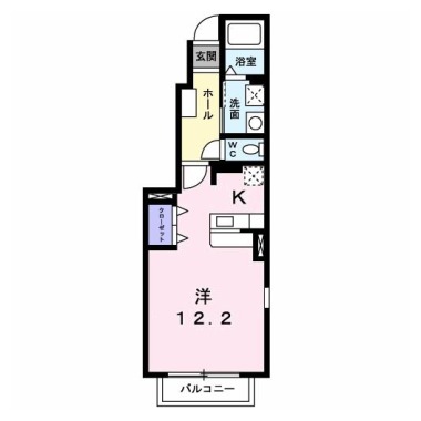 ルーチェ I 101の間取り図