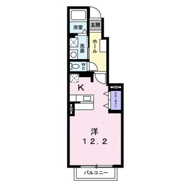 ルーチェ I 103の間取り図