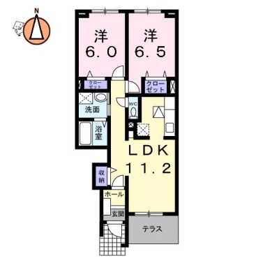 サンモリッツ C 102の間取り図