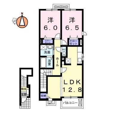 サンモリッツ C 203の間取り図