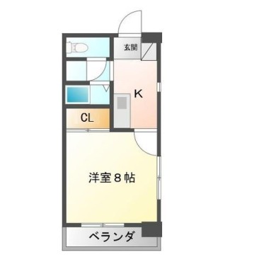 ハイムオアシス 201の間取り図