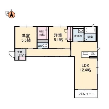 ローレルR 101の間取り図