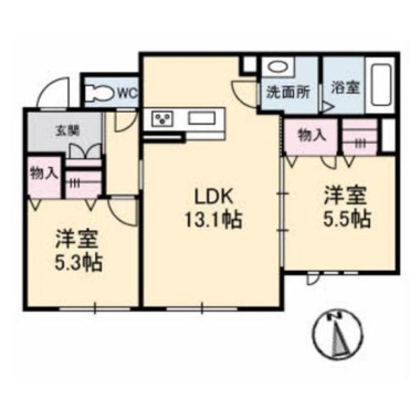 ローレルR 302の間取り図