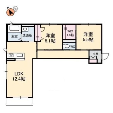 ローレルR 305の間取り図