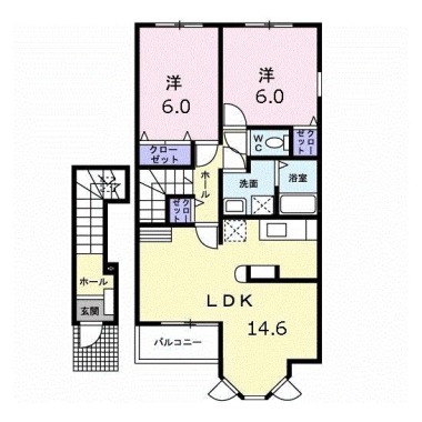 コスミオン C 203の間取り図