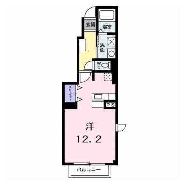 フラン ブリッサ B 101の間取り図