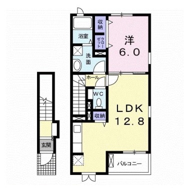 グランデ 成長 A 203の間取り図