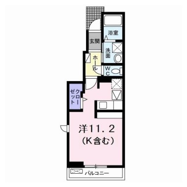 フォルトゥーナ7 106の間取り図