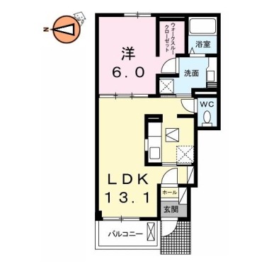 エフォートレス 八万 103の間取り図