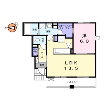 シャルマン・S 101の間取り図