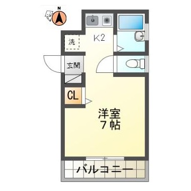 フルハウス 303の間取り図