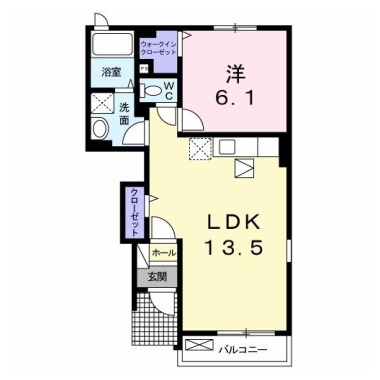 ライトブレス A 103の間取り図