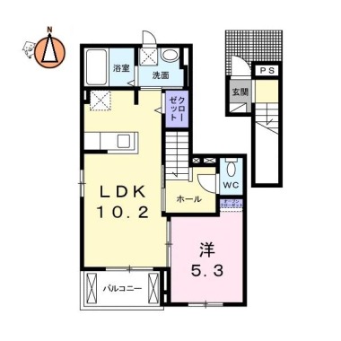 ブエナ・ビスタII 201の間取り図