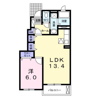 サンセール・ポワ・メゾンIII B 103の間取り図