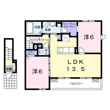 プリームス A 202の間取り図