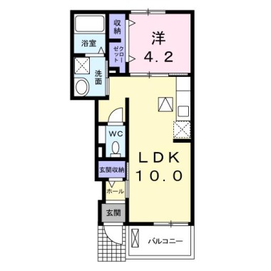 メゾン ド ソレイユ 103の間取り図