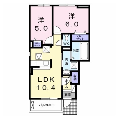 サンリット・8 101の間取り図