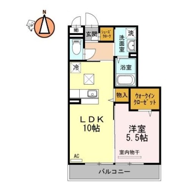 フォルテシモ 103の間取り図