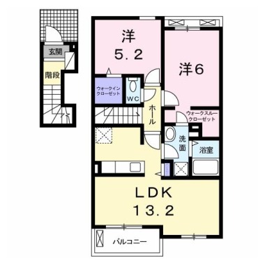 エルヴィータ B 203の間取り図