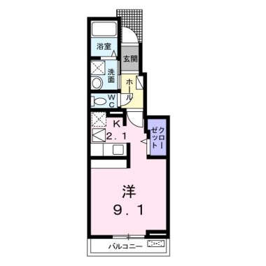 エストレージャ 102の間取り図