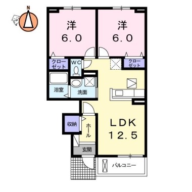 ル・グラン II 103の間取り図