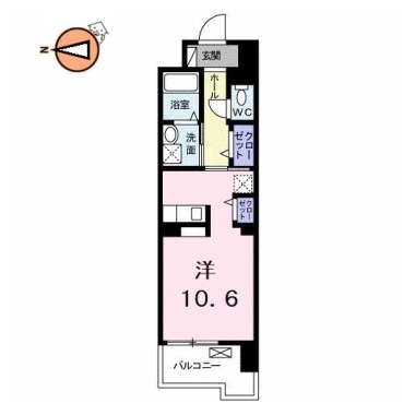 グランクリュ佐古 WEST 101の間取り図